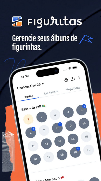 App do Dia - Melhores apps para acompanhar a Copa do Mundo 2026 no celular 12 Aplicativo para organizar coleções de figurinhas e acompanhar a evolução do álbum em tempo real.