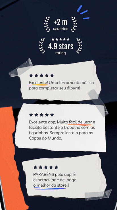 App do Dia - Melhores apps para acompanhar a Copa do Mundo 2026 no celular 13 Aplicativo para organizar coleções de figurinhas e acompanhar a evolução do álbum em tempo real.